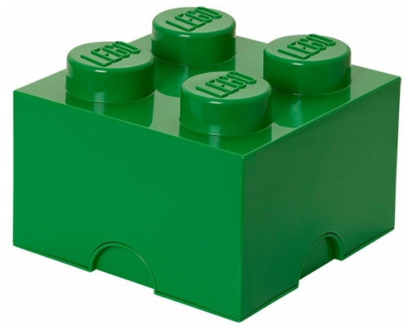 Ящик для хранения Plast Team LEGO Storage Brick 4 4005 зеленый